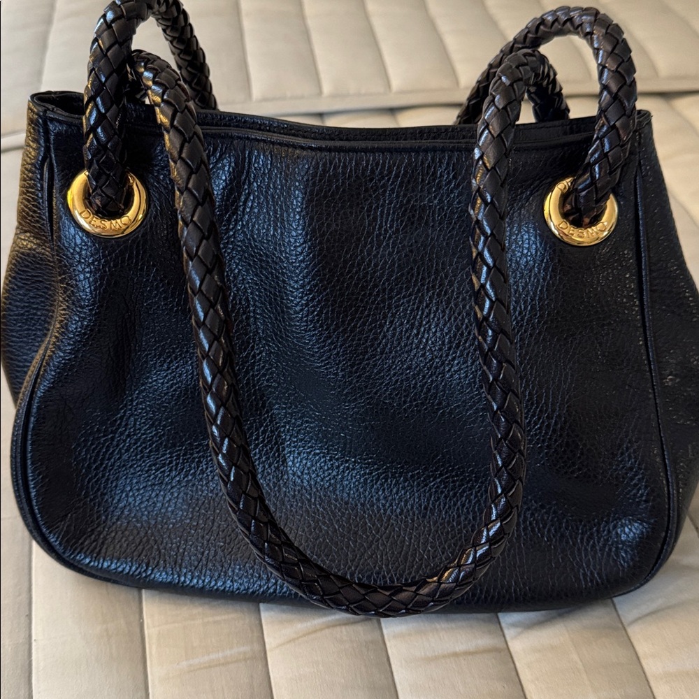 ✨DESMO Black Leather Shoulder Bag ✨